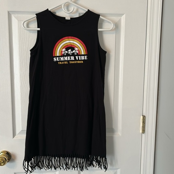 Other - Girls fringe hem tank dress